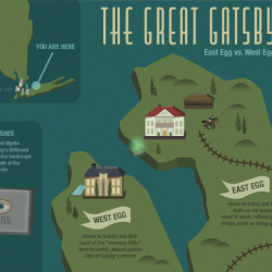 Map of the great gatsby